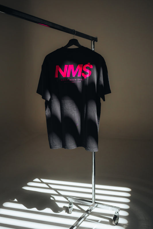 NOOIT MEER $KEER - Charcoal Black/P4P Pink