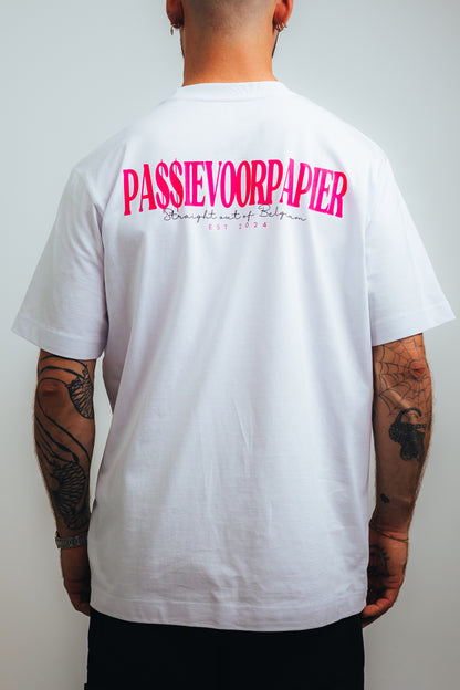 E$$ENTIAL$ T - Wit/P4P Pink