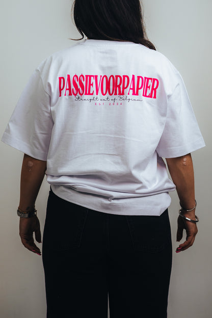 E$$ENTIAL$ T - Wit/P4P Pink